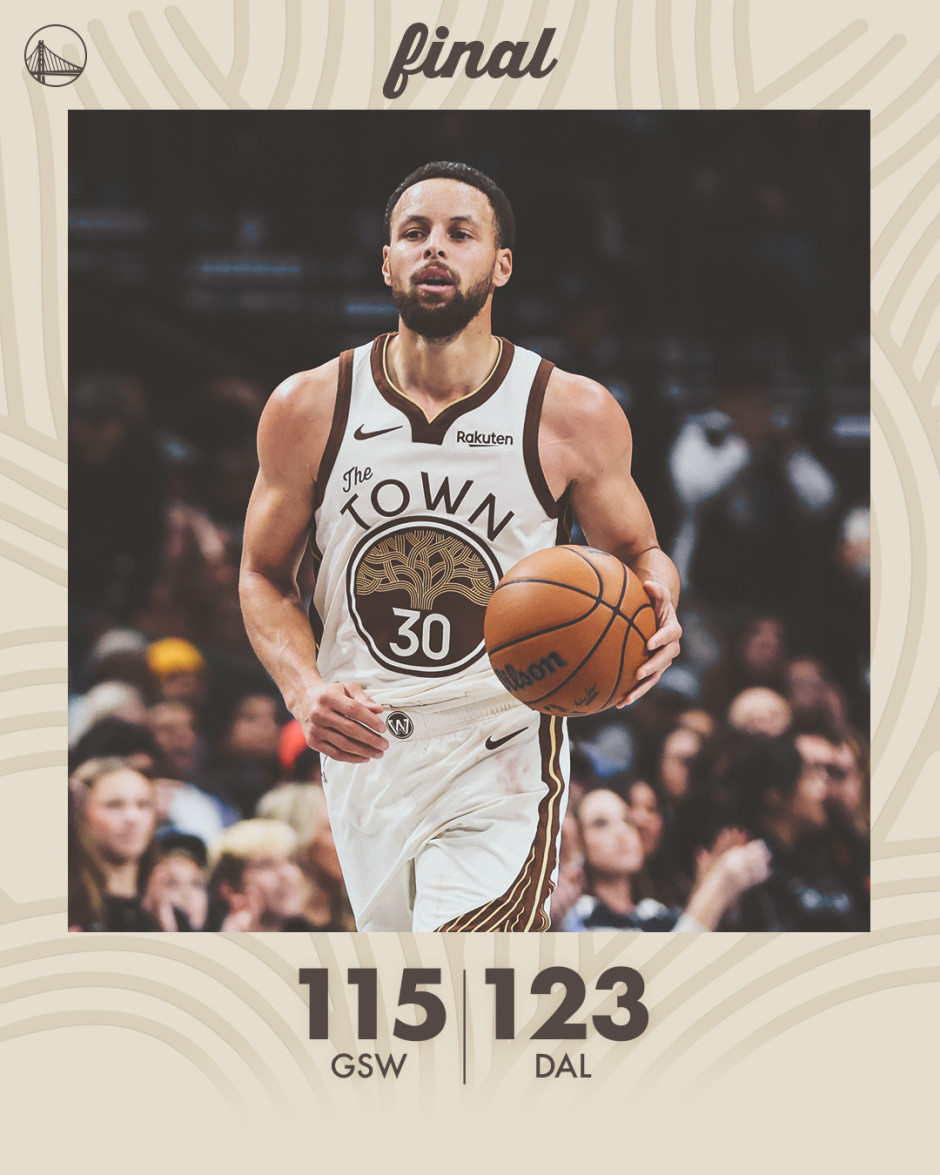 勇士NBA战胜达拉斯独行侠库里外线爆发(nba勇士对独行侠)